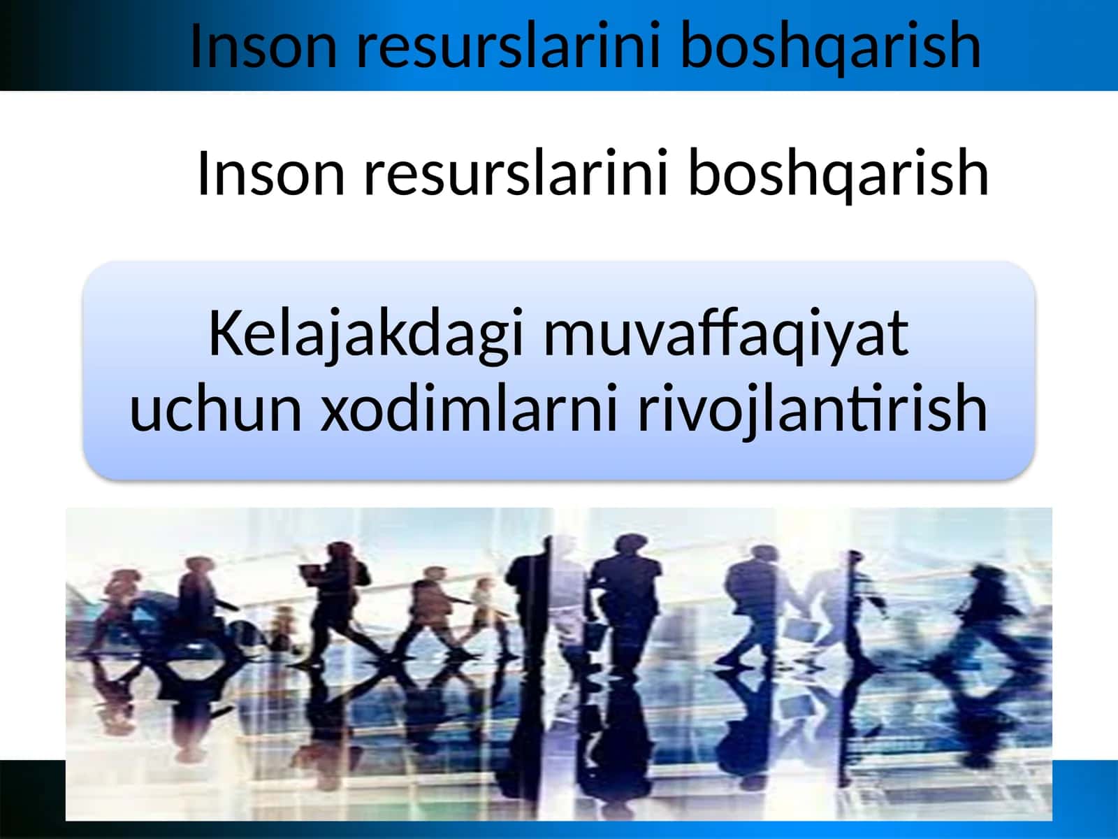 Inson Resurslarini Boshqarish 1