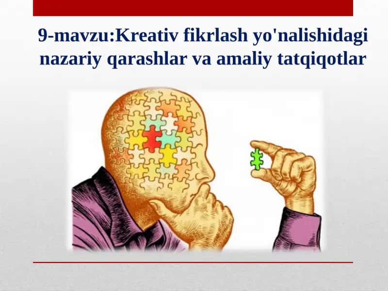 Kreativ fikrlash 1