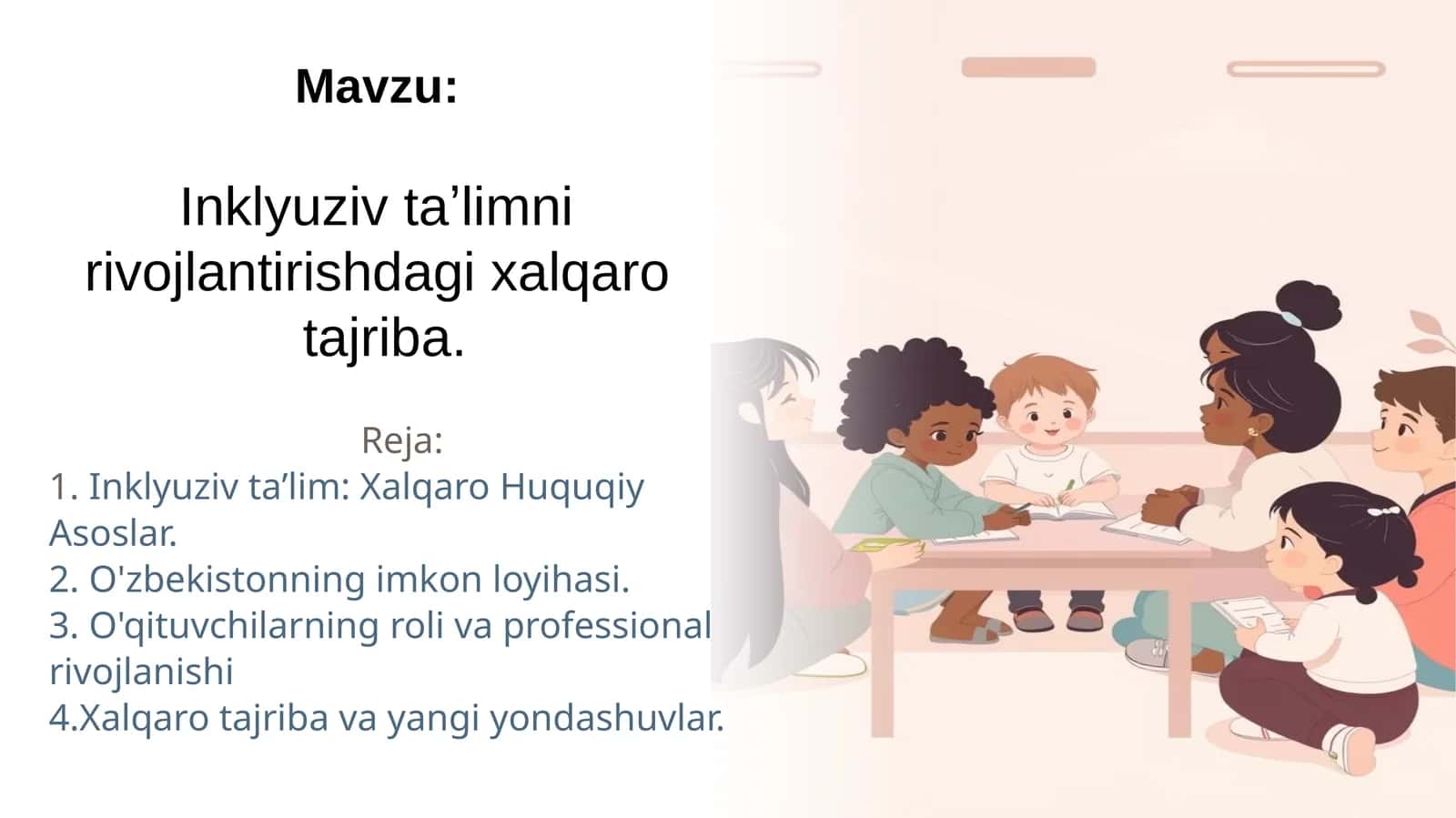 Inklyuzivtaʼlimni rivojlantirishdagixalqaro tajriba 1