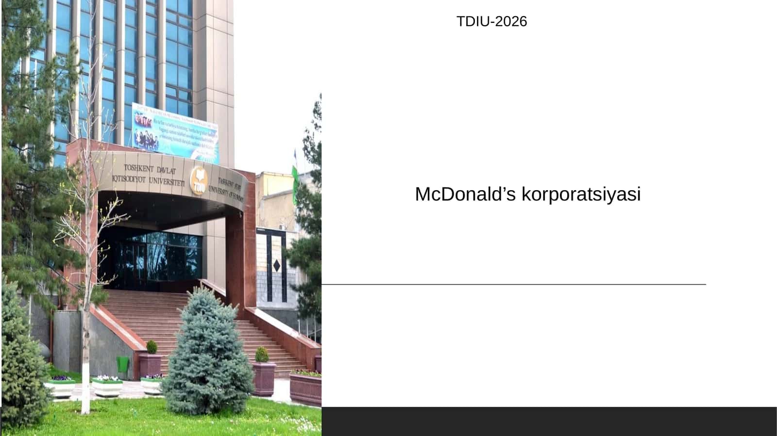 McDonalds kompaniyasi haqida 1