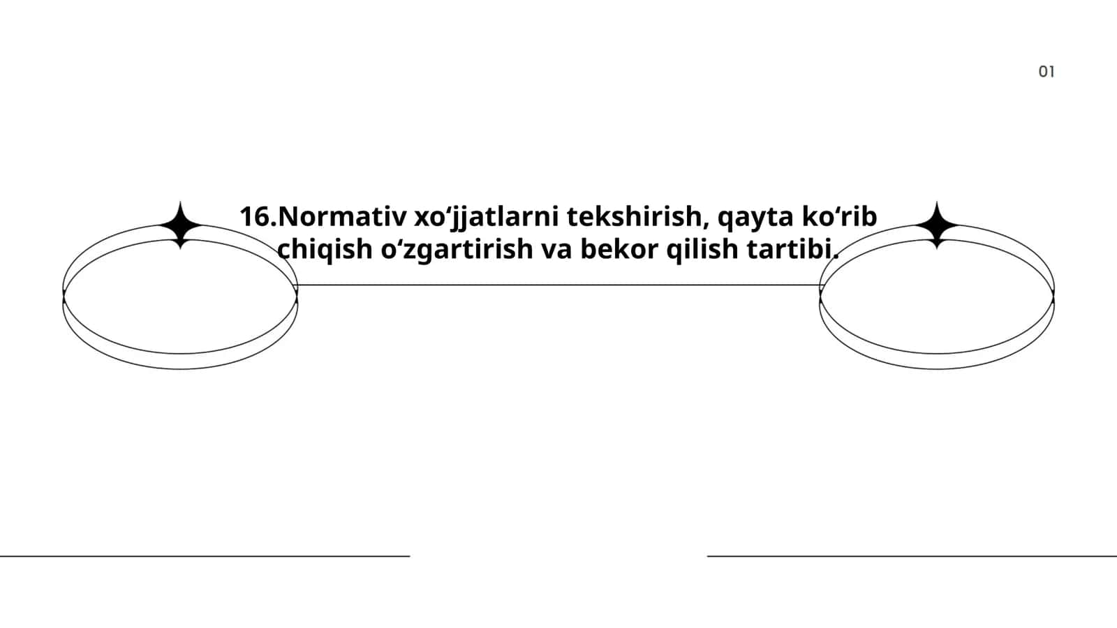 Normativ xo‘jjatlarni tekshirish, qayta ko‘rib chiqish o‘zgartirish va bekor qilish tartibi 1