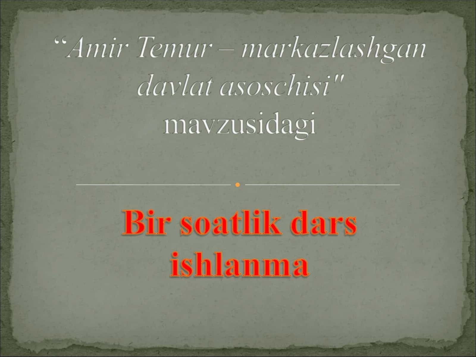 O'quvchilarga markazlashgan davlat qurishning afzalliklari 1