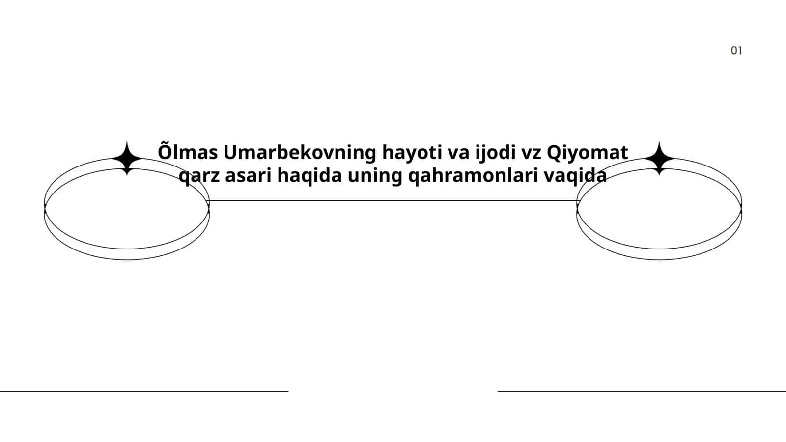Õlmas Umarbekovning hayoti va ijodi vz Qiyomat qarz asari haqida uning qahramonlari vaqida 1
