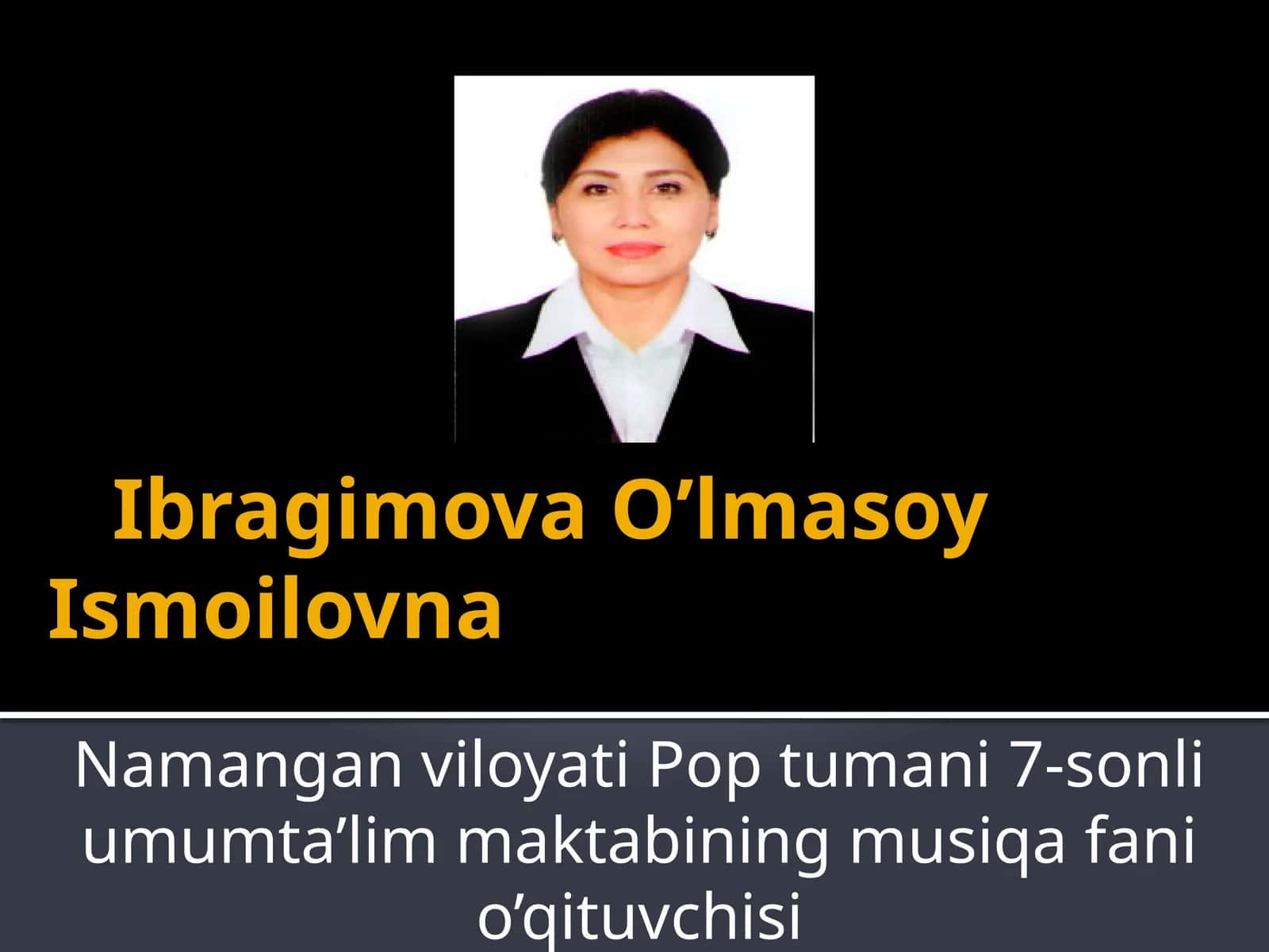 7-SINFDars mavzusi: O’zbek musiqa san’atining jahon sahnasiga chiqishi 1