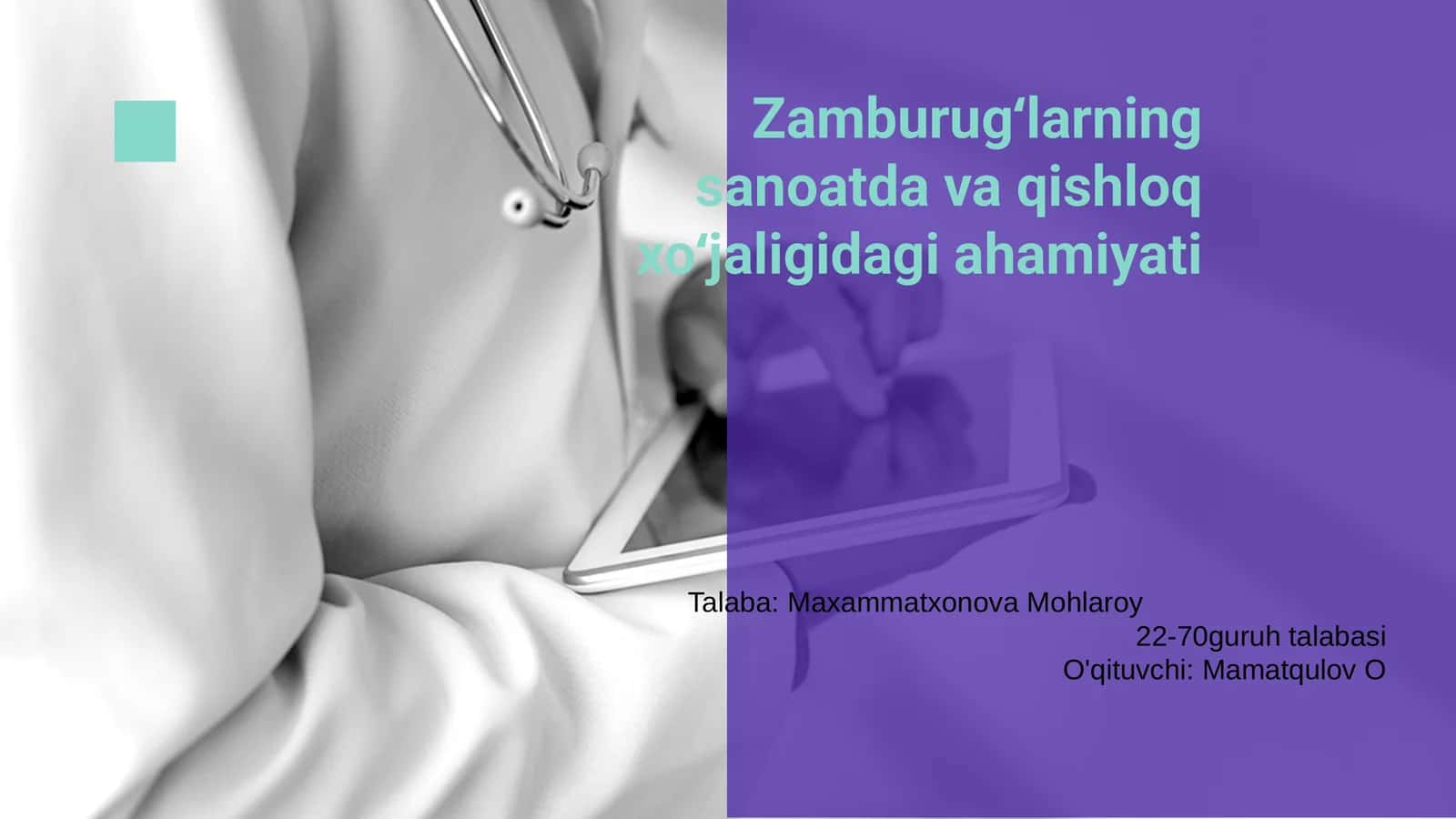 Zamburugʻlarning sanoatda va qishloq xoʻjaligidagi ahamiyati 1