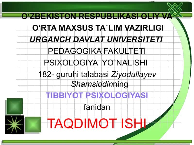 Diqqatning buzilishi 1