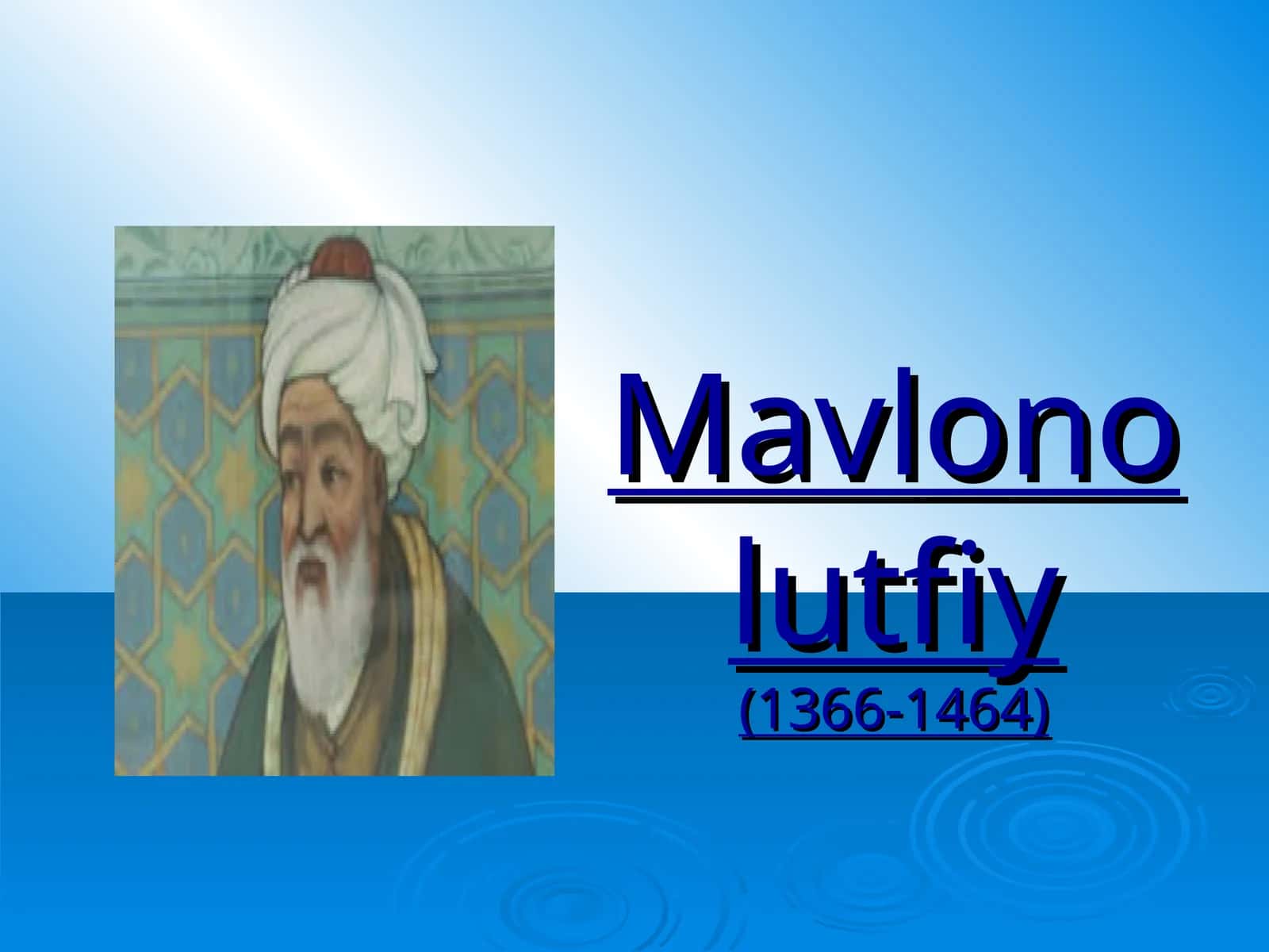 Mavlono Lutfiy 1