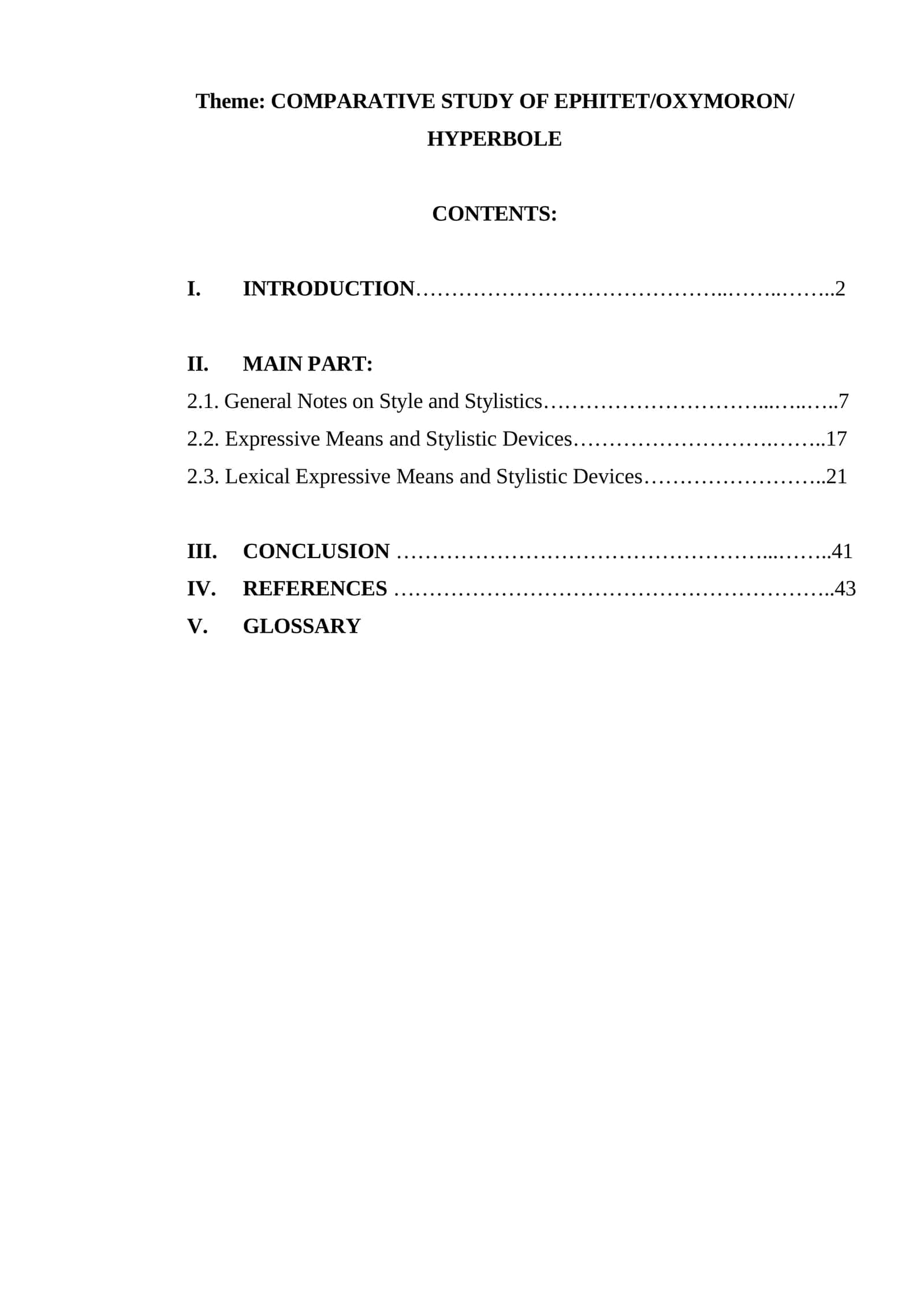 WORK ON LEXICAL STYLISTIC DEVICES 1
