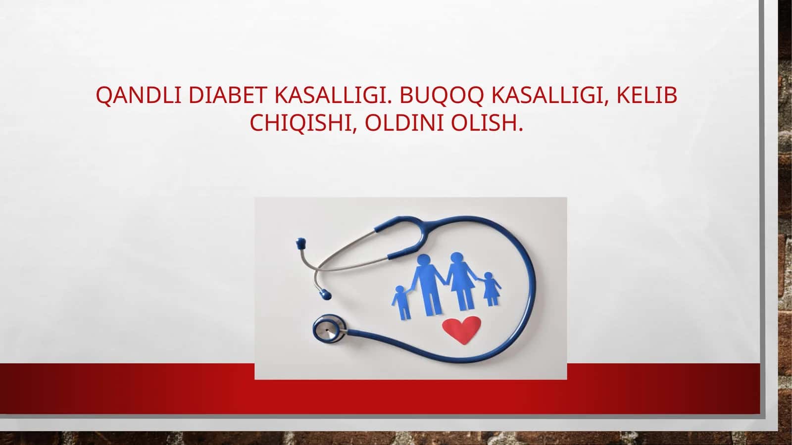 Qandli diabet va buqoq kasalliklari 1