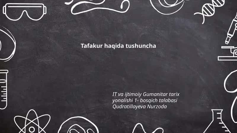 Tafakur haqida tushuncha 1