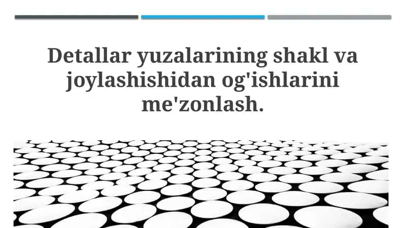Nominal geometriya va haqiqiy geometriya 1