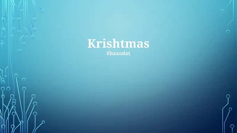 Krishtmas 1