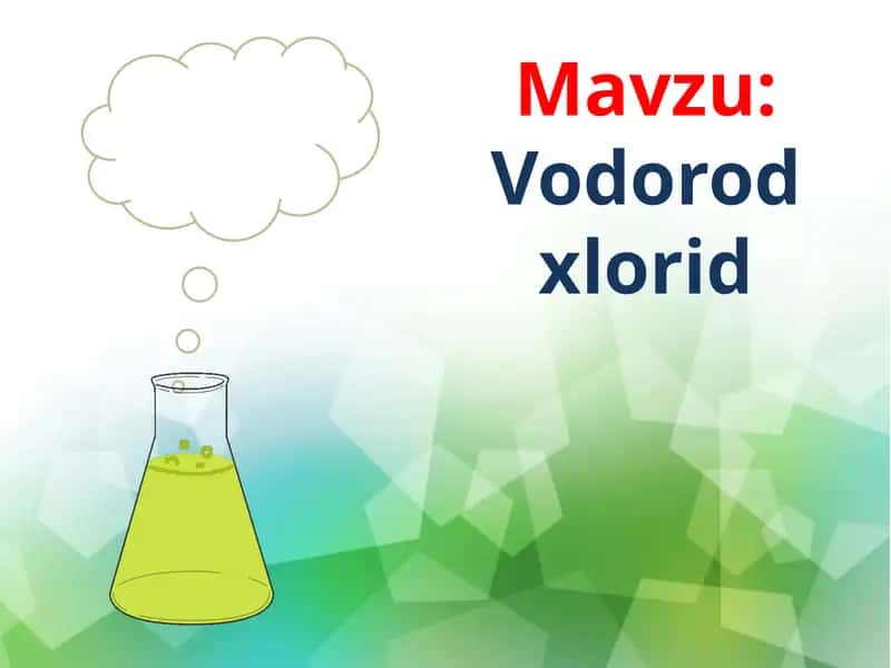 Vodorod xlorid 1