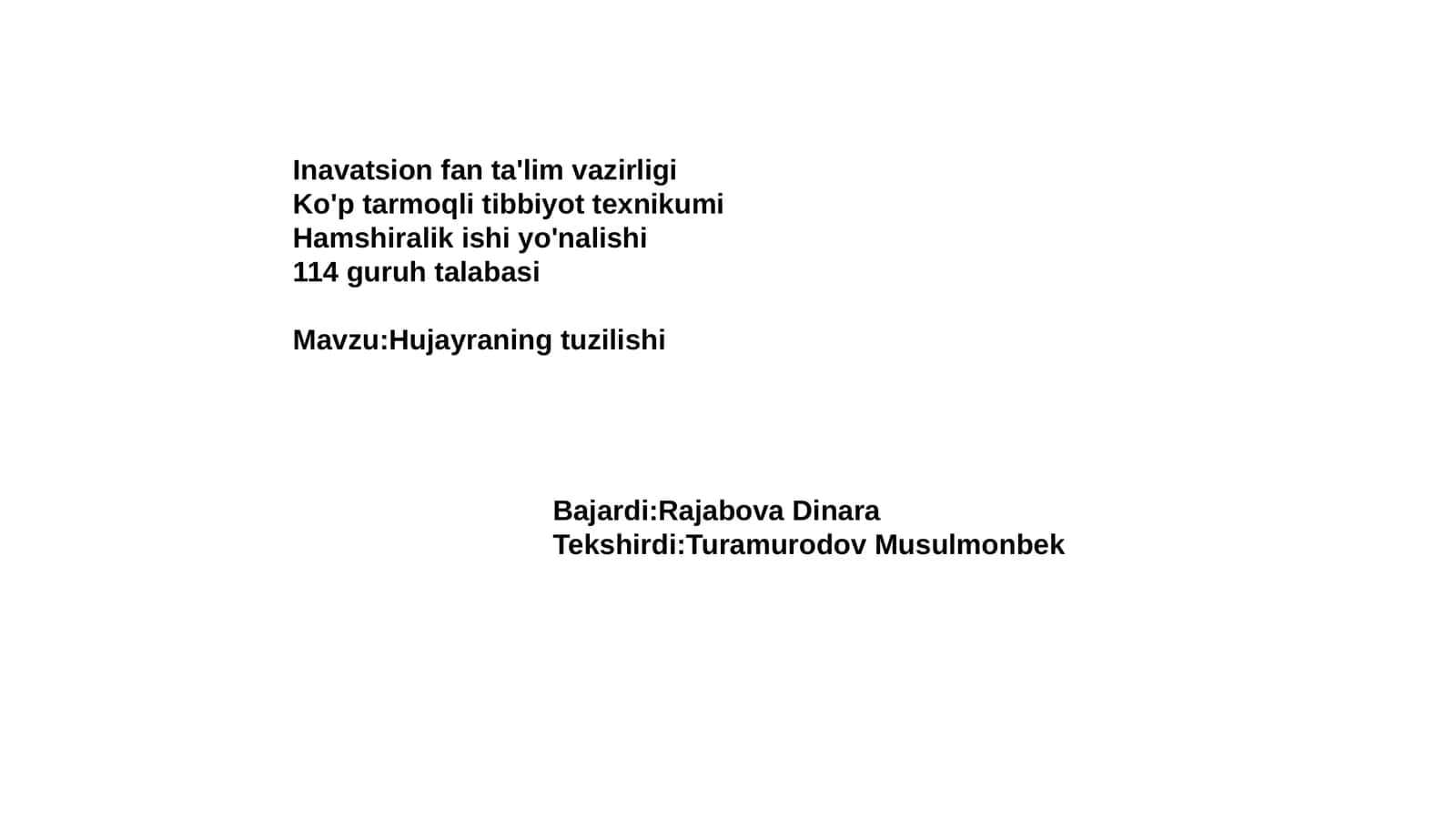Inavatsion fan ta'lim vazirligi 1