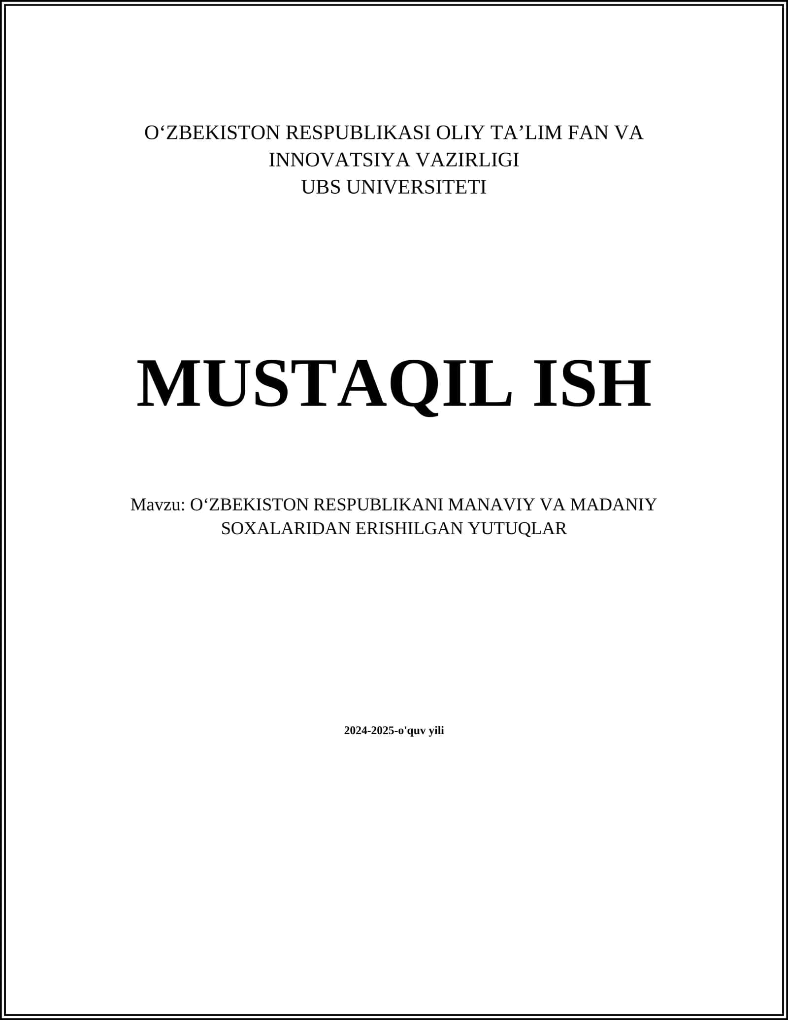 Oʻzbekistonning milliy merosini asrash va tiklash dasturlari 1