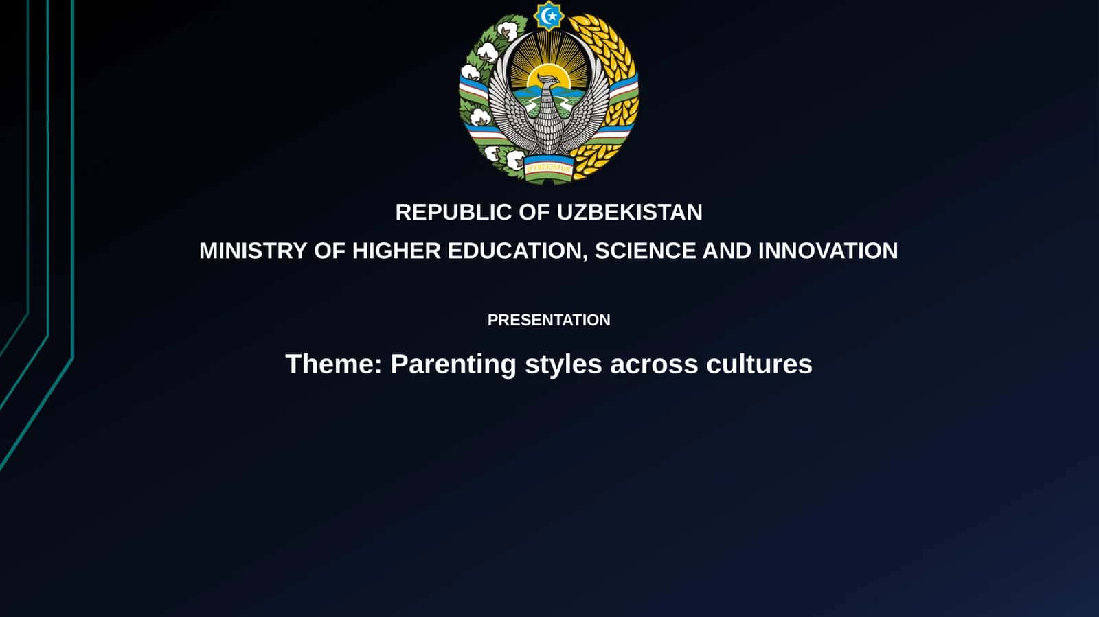 Presentation on Parenting Styles across Cultures 1
