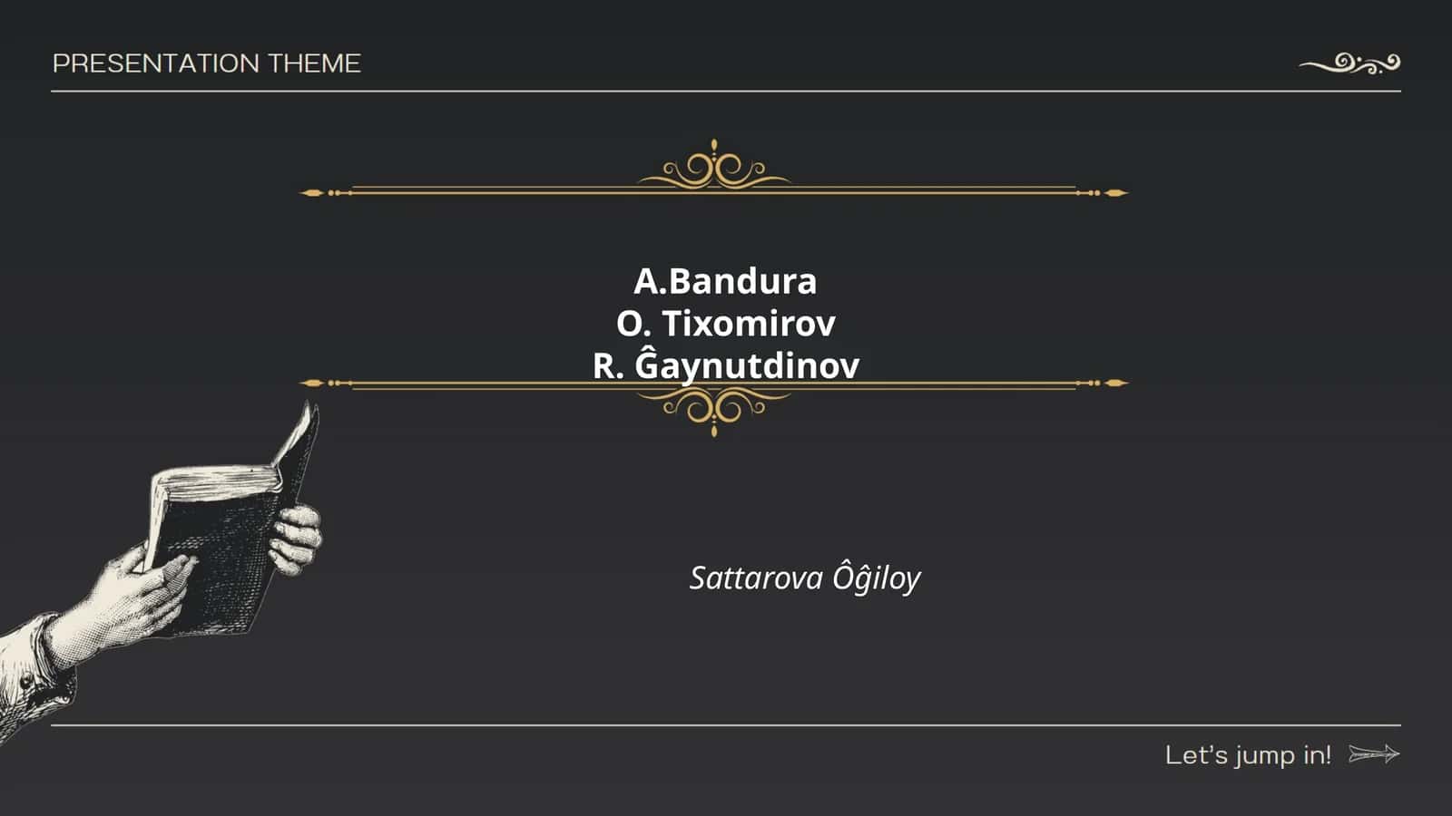 Ijtimoiy o‘rganish nazariyasi 1