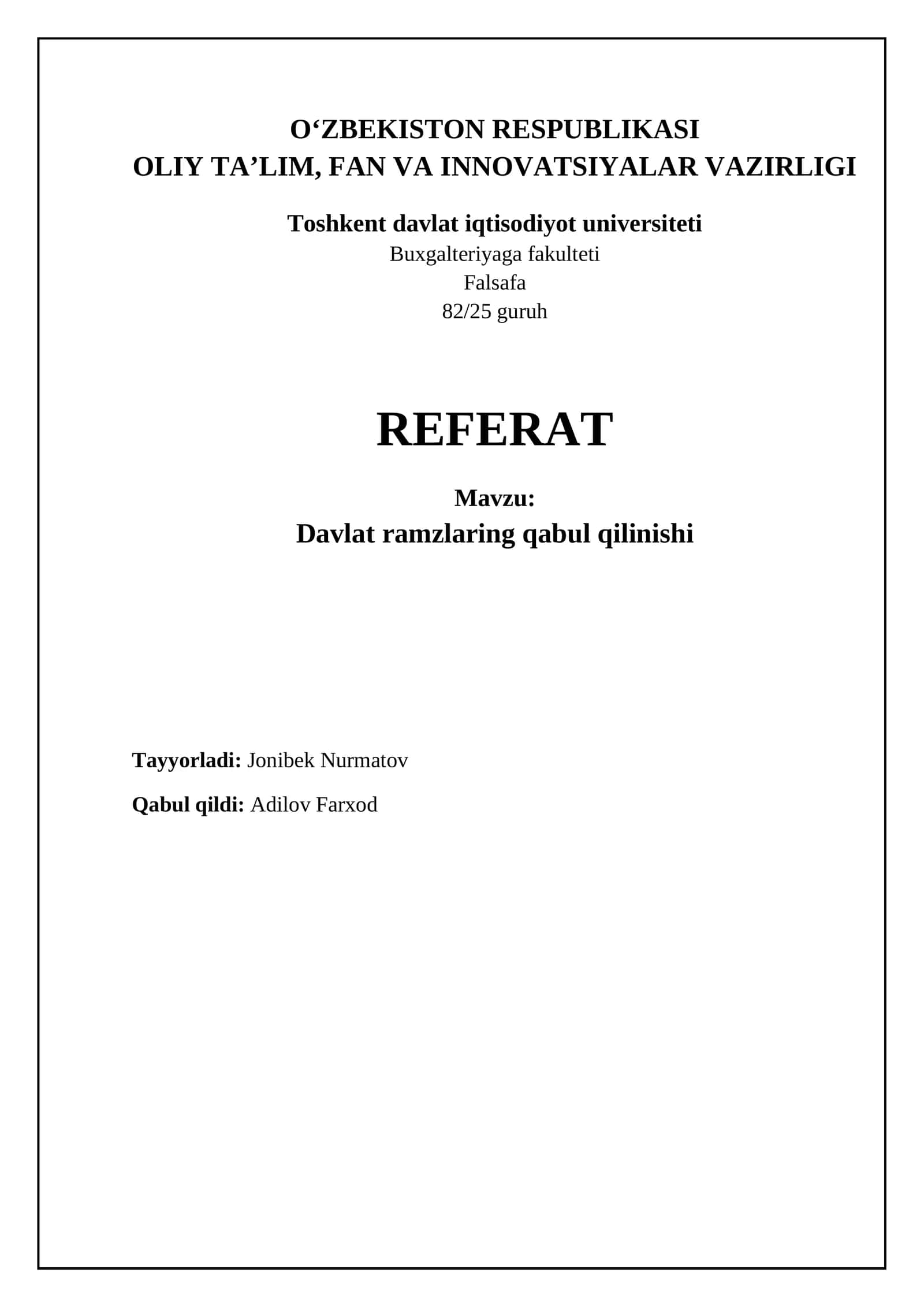 Davlat ramzlari: tarix, ma'no va ahamiyat 1