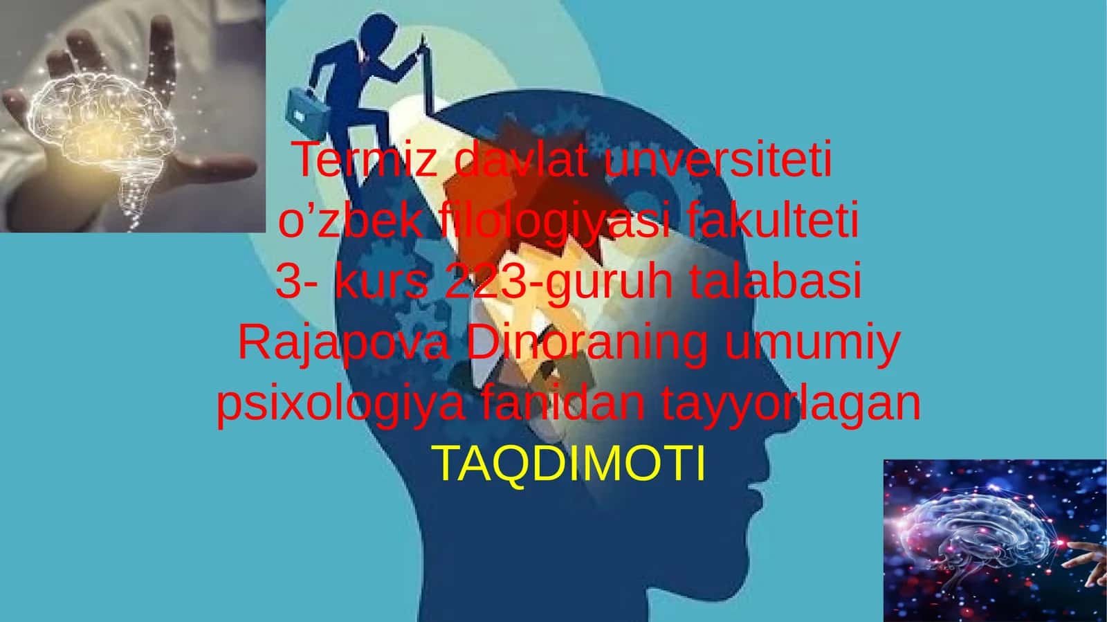 Psixologiya fanining predmeti va tadqiqot metodlari 1