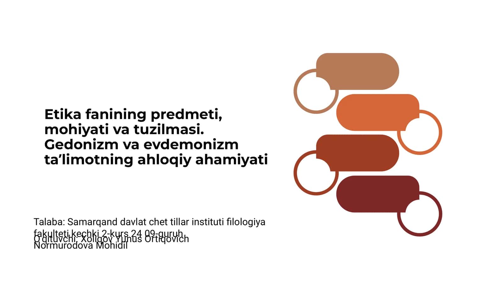 Etika fanining predmeti, mohiyati va tuzilmasi 1