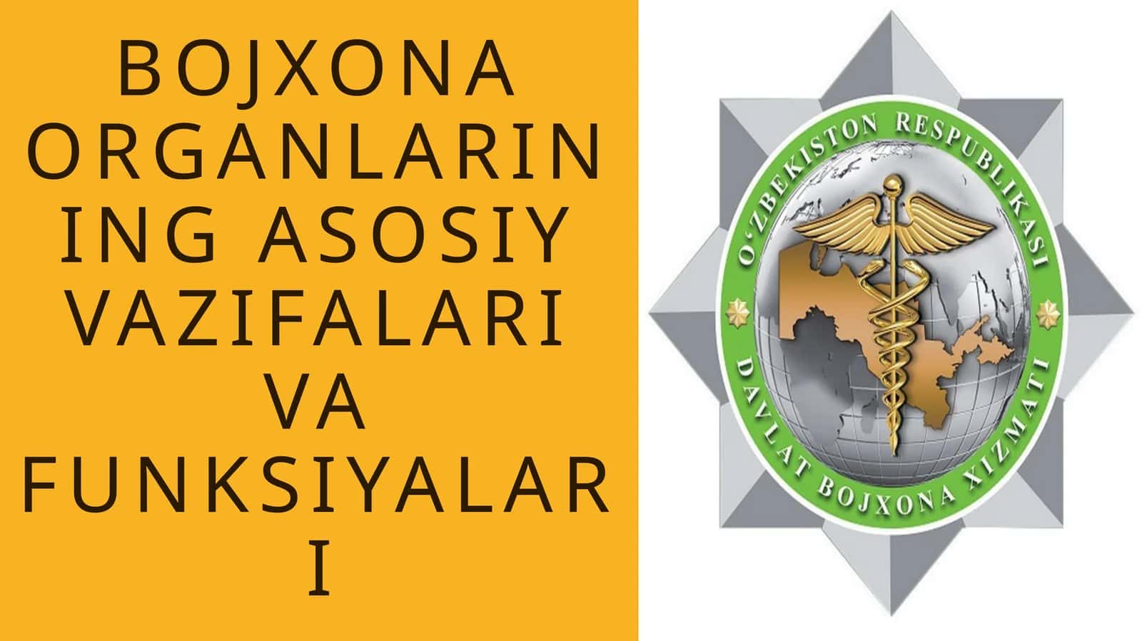 Bojxona organlarining asosiy vazifalari va funktsiyalari 1