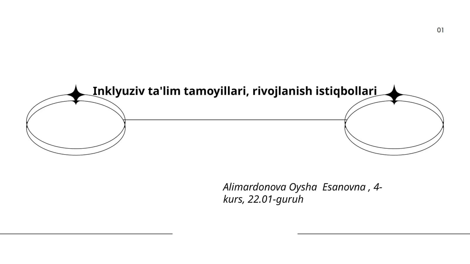 Inklyuziv ta'lim tamoyillari, rivojlanish istiqbollari 1