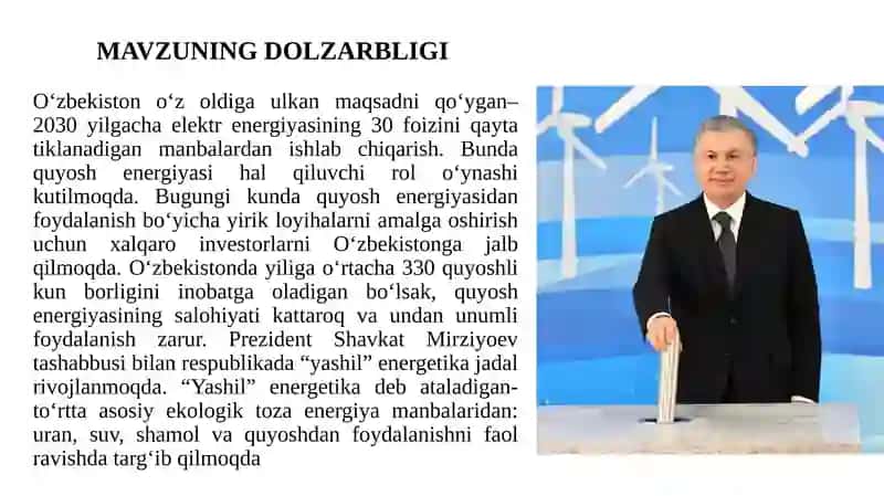 Quyosh Energiyasi