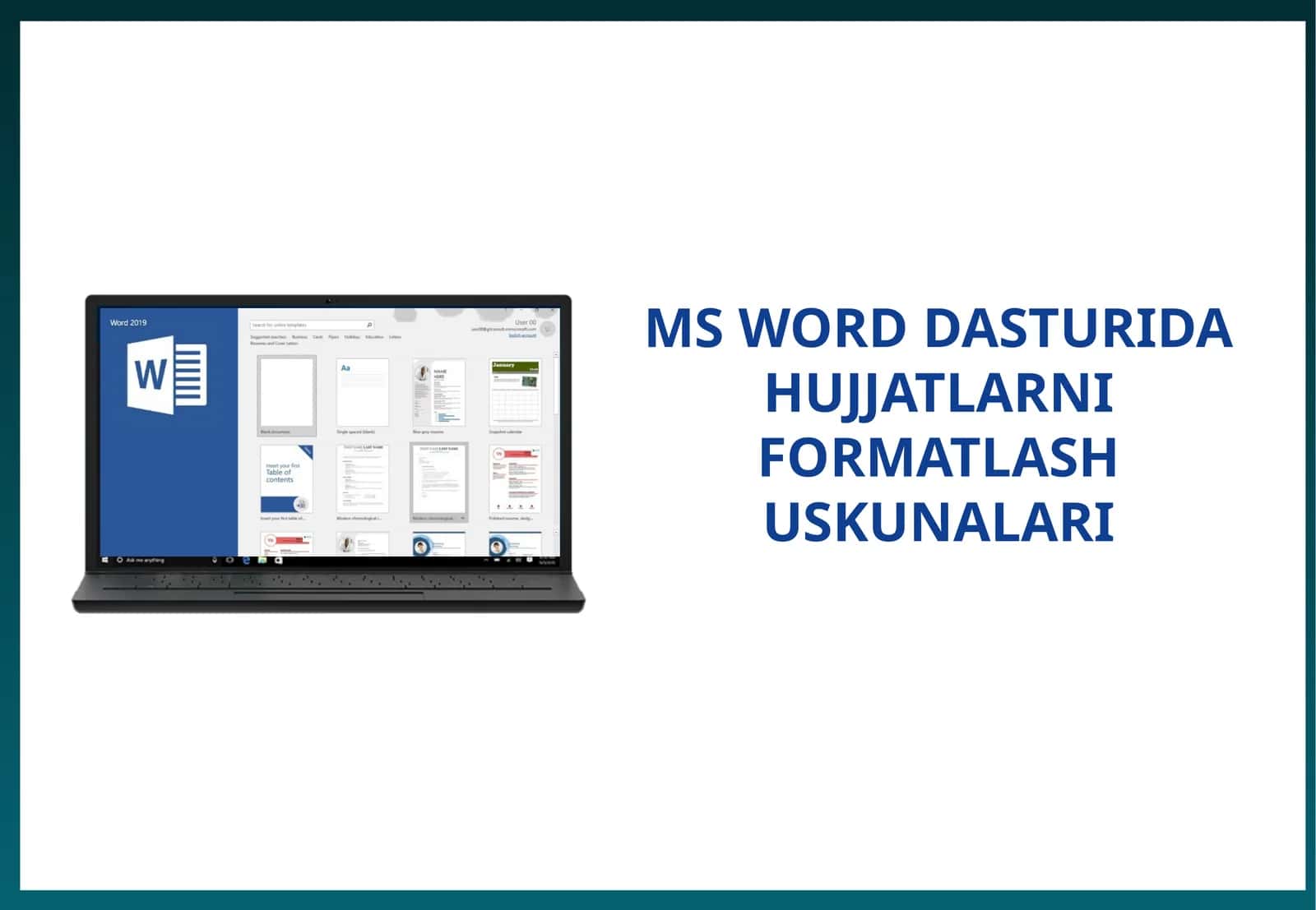Hujjatlarni formatlash uskunalari 1