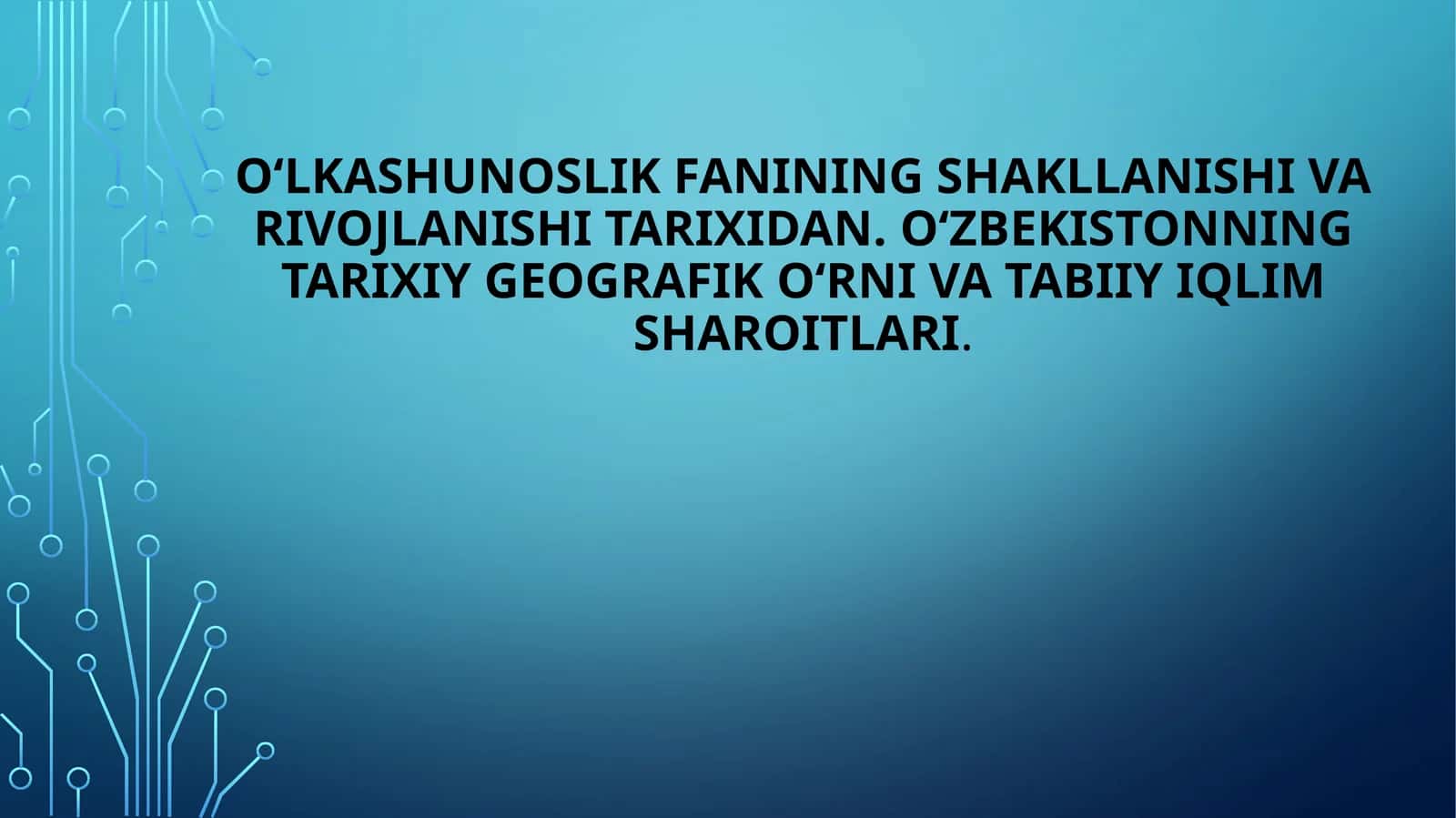 Tarixiy geografiya 1
