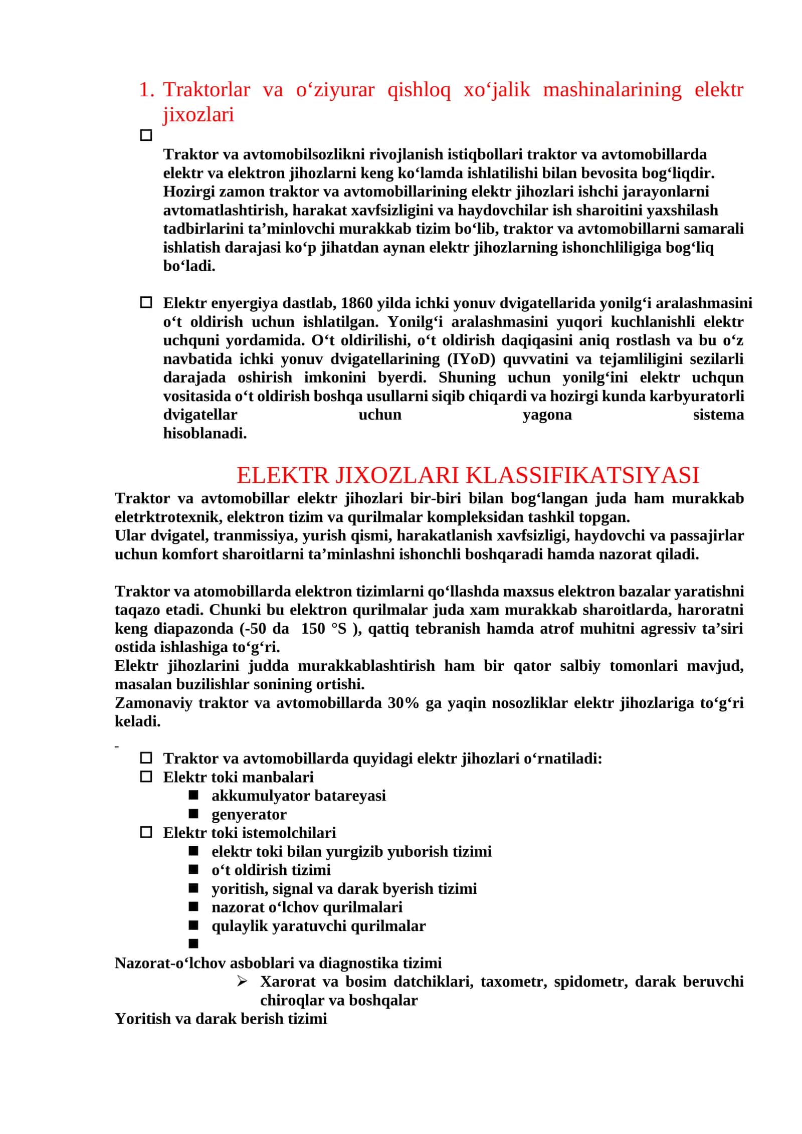 Elektr jixozlari 1