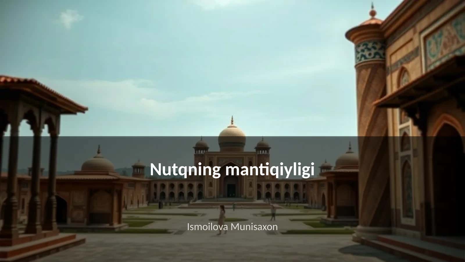 Nutqning mantiqiyligi 1