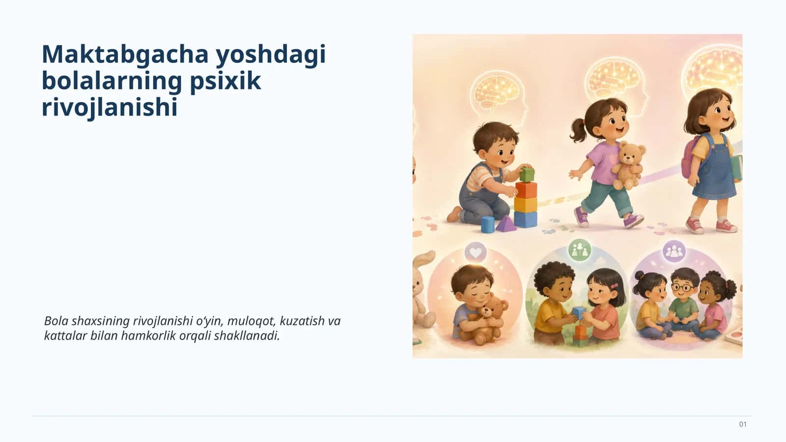 Maktabgacha yoshdagi bolalarning psixik rivojlanishi 1