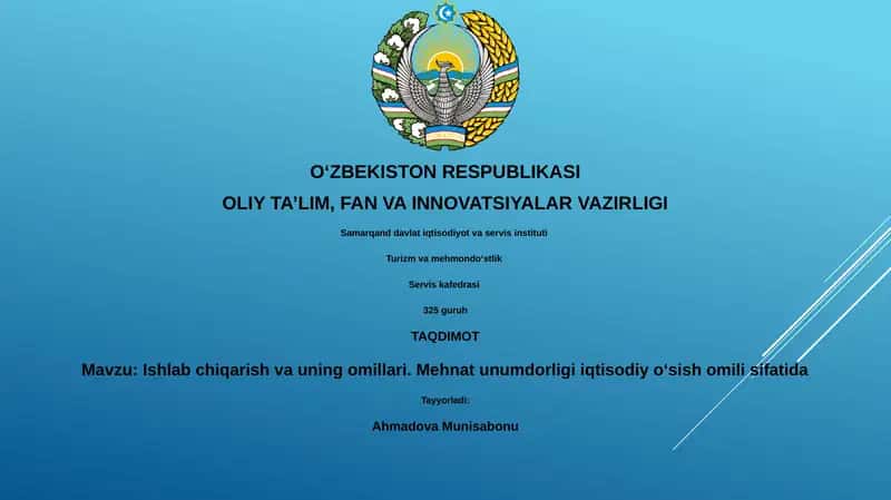 Ishlab chiqarish va uning omillari 1