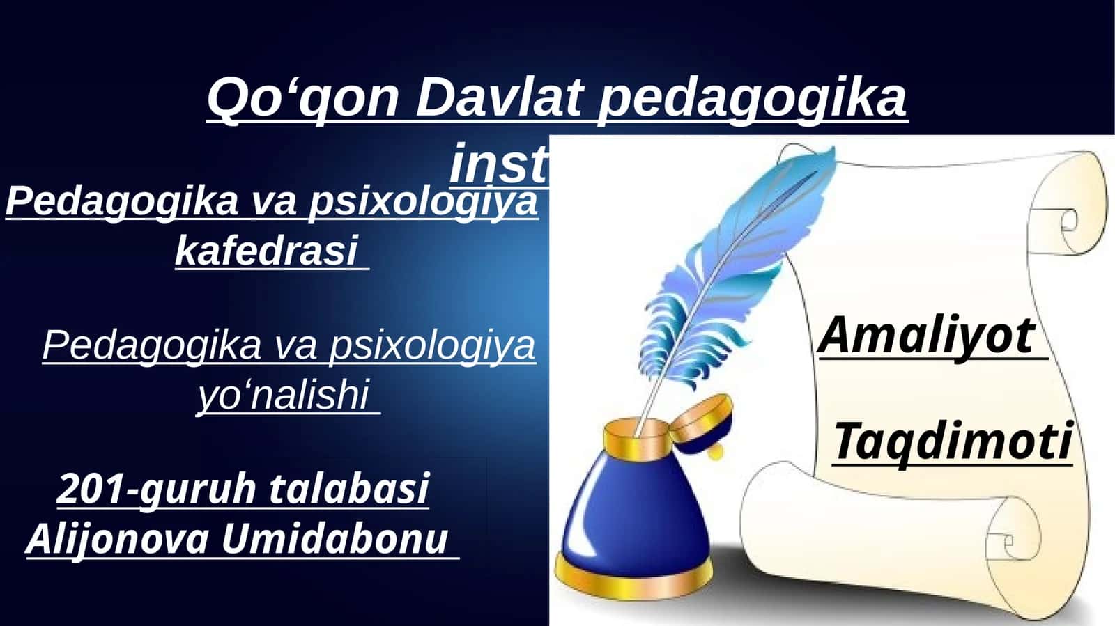 Psixologik aksiya "Yashash uchun 1001 sabab" 1