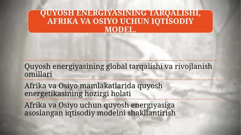 Quyosh Energiyasi va Uning Samaradorligi 1