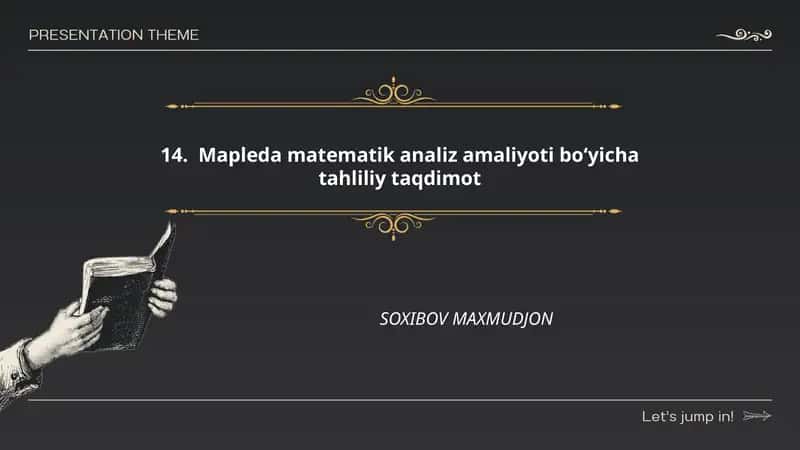 Maple dasturi 1