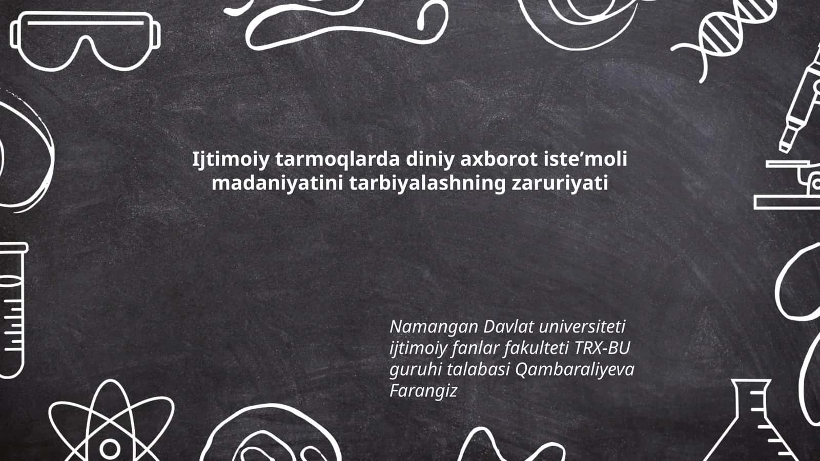 Ijtimoiy tarmoqlarda diniy axborot isteʼmoli madaniyatini tarbiyalashning zaruriyati 1