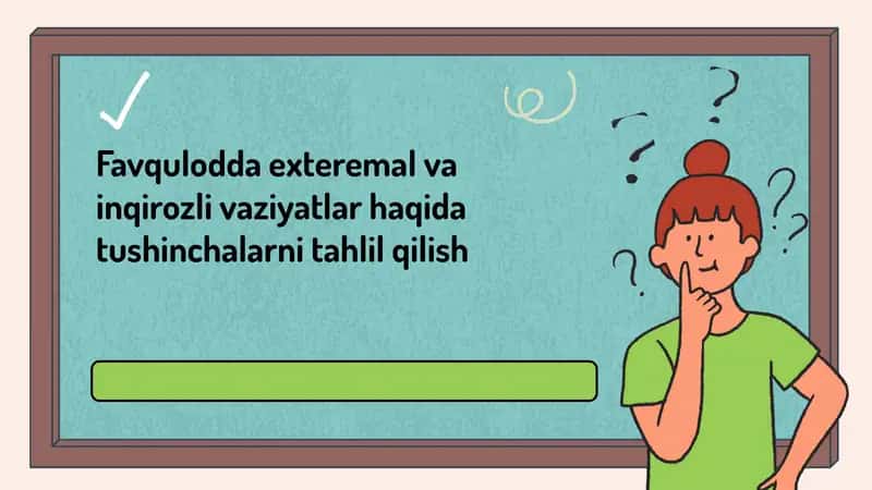 Favqulodda vaziyatlarni tahlil qilish 1