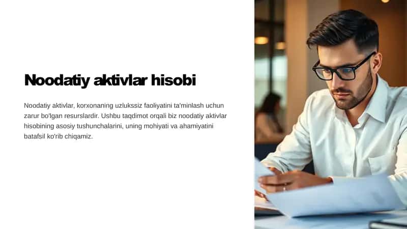 Noodatiy aktivlar hisobi 1