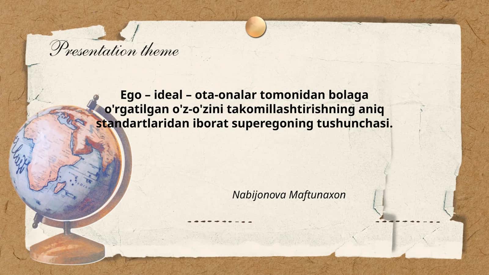 Ego va Super-ego Tushunchalari 1