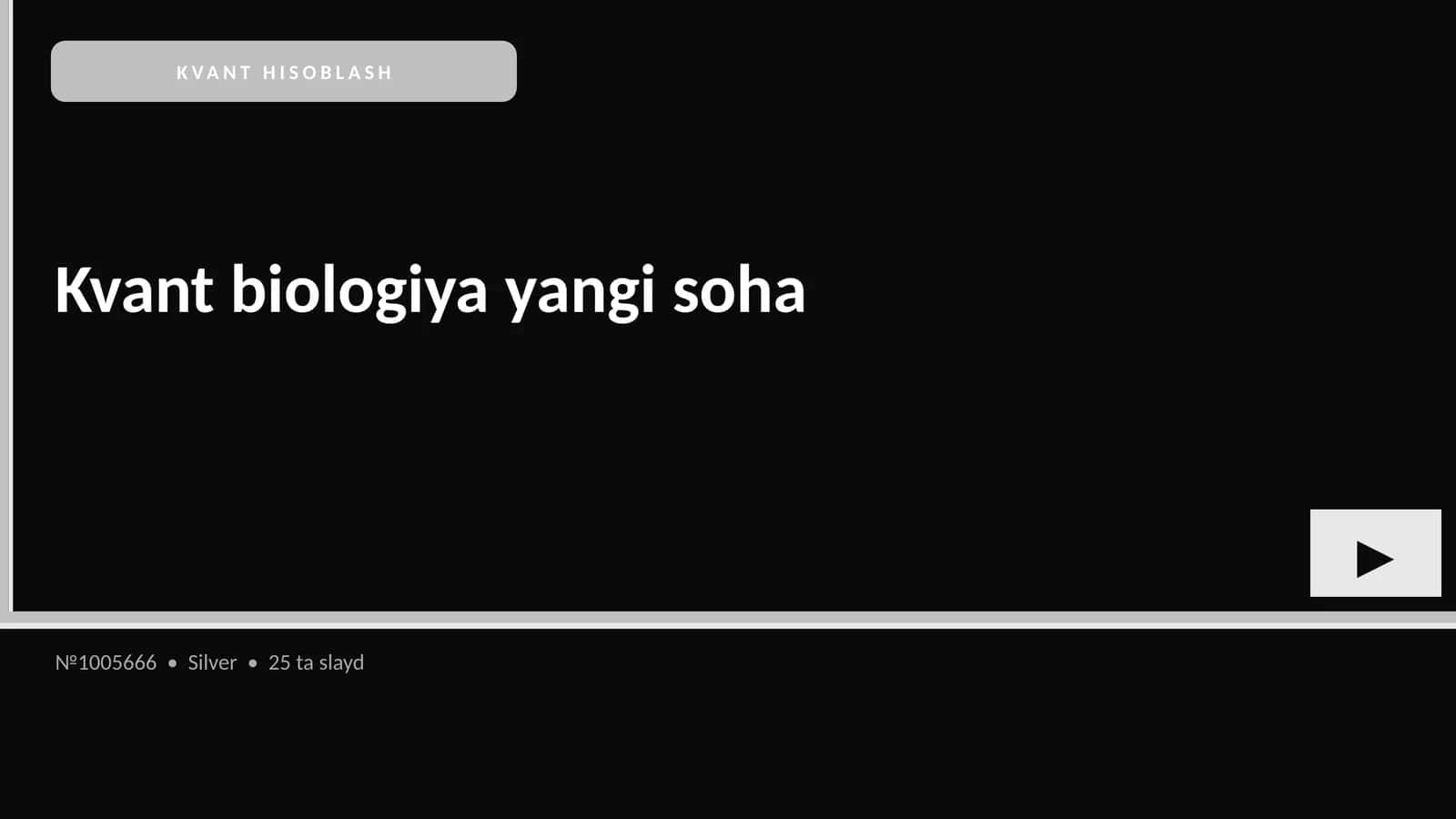 Kvant biologiya yangi soha 1
