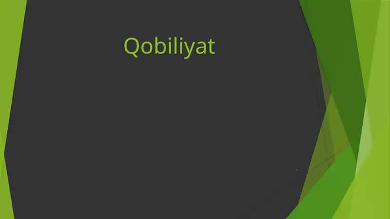Qobiliyat 1