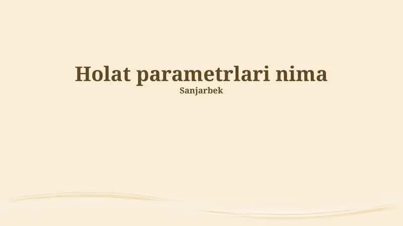 Davlatning Hududiy va Demografik Parametrlari 1