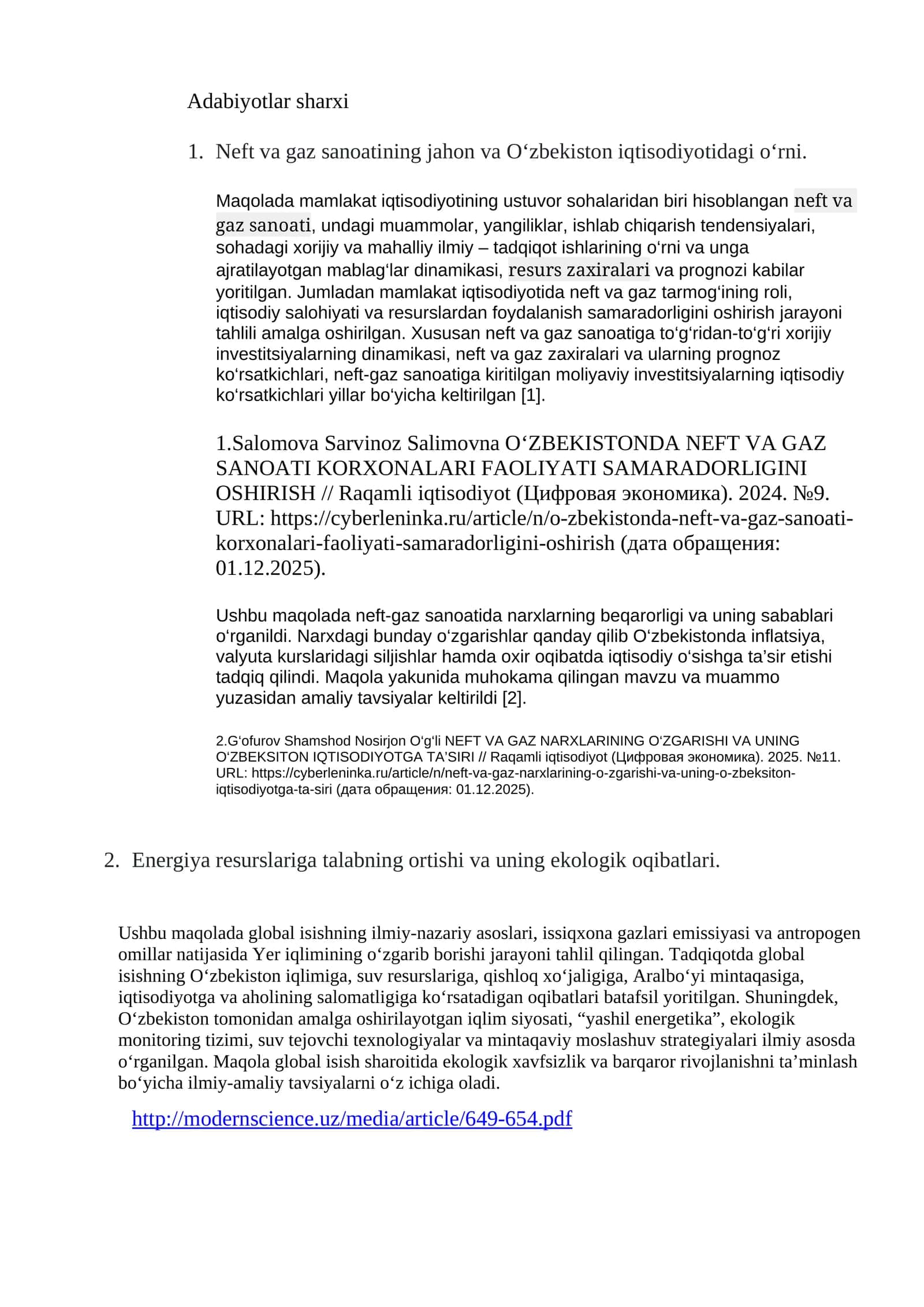 Adabiyotlar sharxi 1