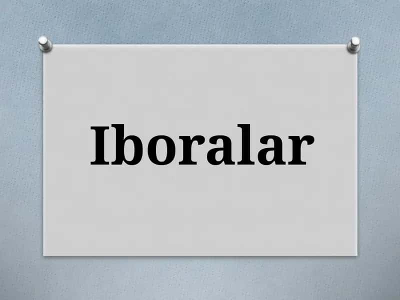 Iboralar 1