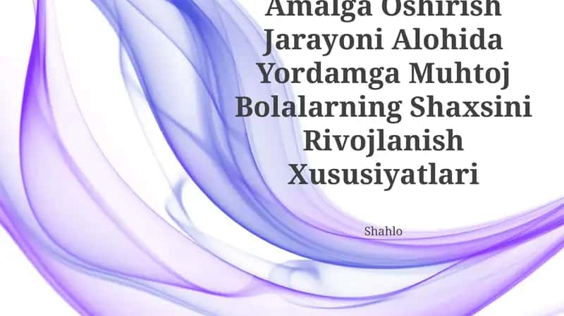 Inklyuziv TaʼLimni Amalga Oshirish Jarayoni 1