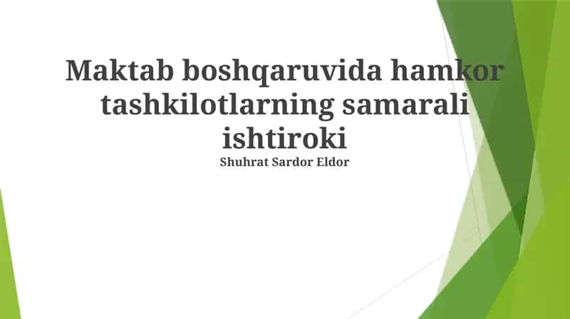 Hamkorlikning Samarali Modellarini Ishlab Chiqish va Amalga Oshirish 1