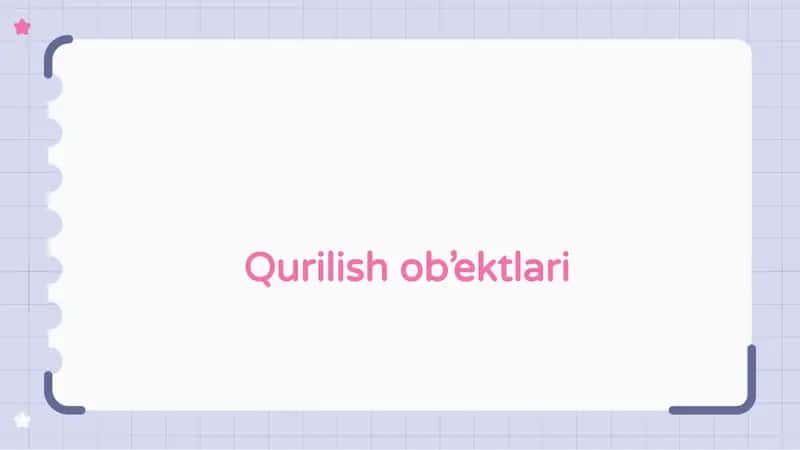 Qurilishob’ektlari 1