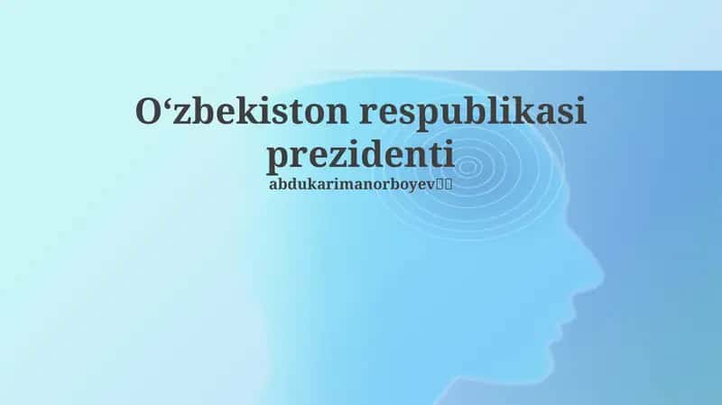 Tarjimai hol va vakolatlar 1