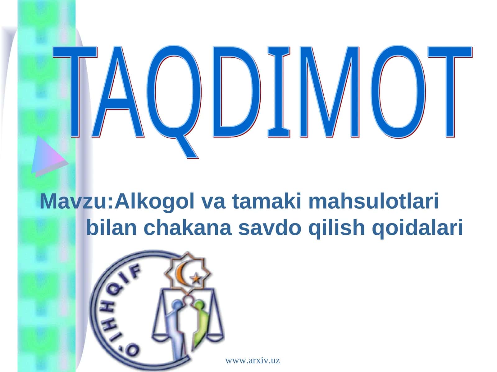 Alkogol va tamaki mahsulotlari bilan chakana savdo qilish qoidalari 1